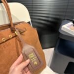 MIU Aventure Brown Suede – Bag
