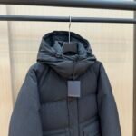LV Monogram Puffer Jacket Black Monogram – Veste – Blanc