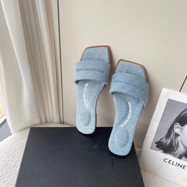 AMQ Hybrid Denim Slide - Slides