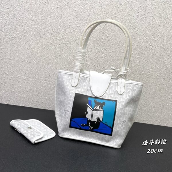 GYD Anjou 20cm White Monogram - Bag