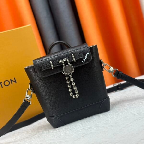LV Steamer Black Leather - Bag