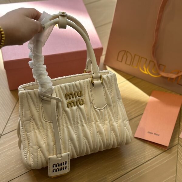 MIU Matelassé Top Handle Various Colors - Bag