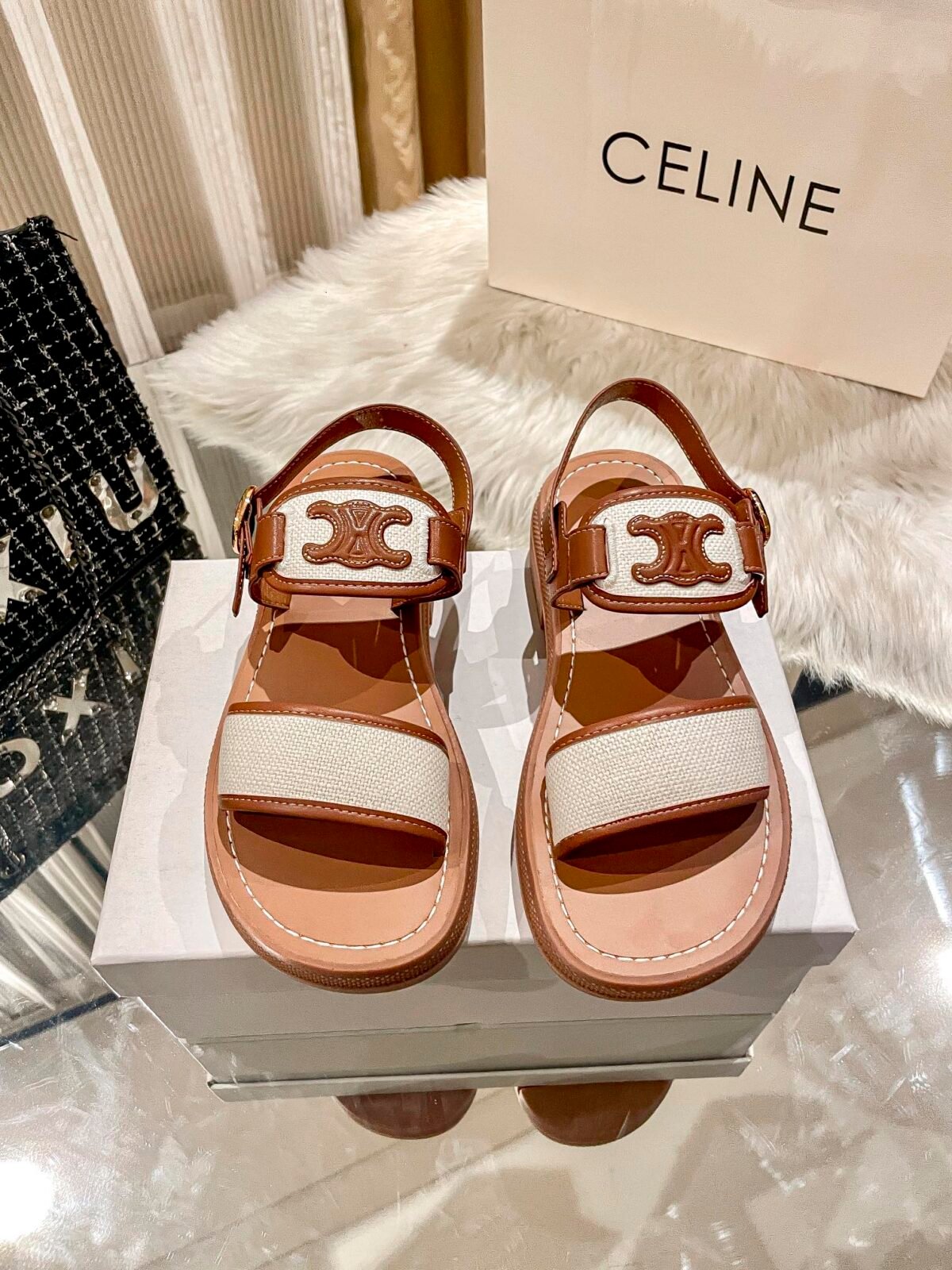 CEL Triomphe Sandals – Sandalen – Schwarz