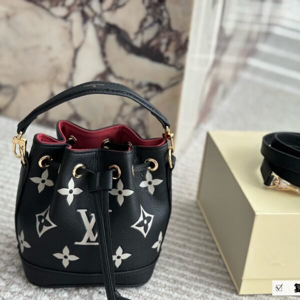 LV Nano Noé Monogram Empreinte Black - Bag