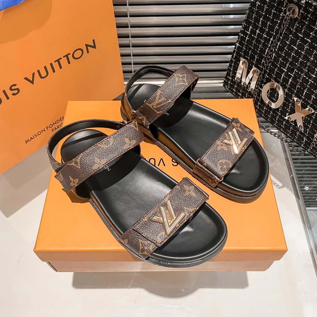 LV Paseo Flat Comfort Sandal Monogram - Sandals - Image 2