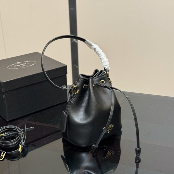 PR PR Panier Black, Brown, White Leather - Bag