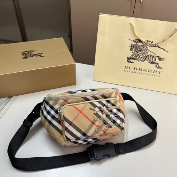 BBR Vintage Check Belt Bag Beige Check - Belt Bag
