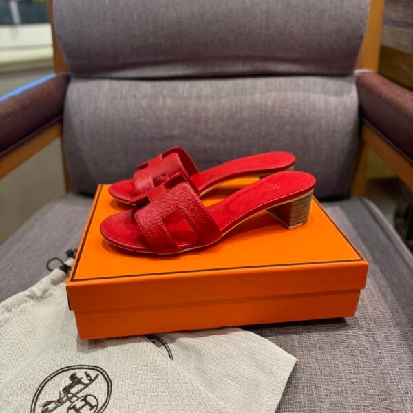 HM Oran Sandals Red Suede - Sandals