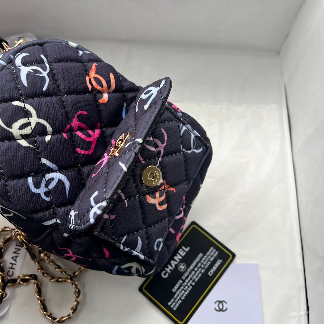 CC Graffiti Mini Backpack Multicolor Quilted - Bag - Image 6