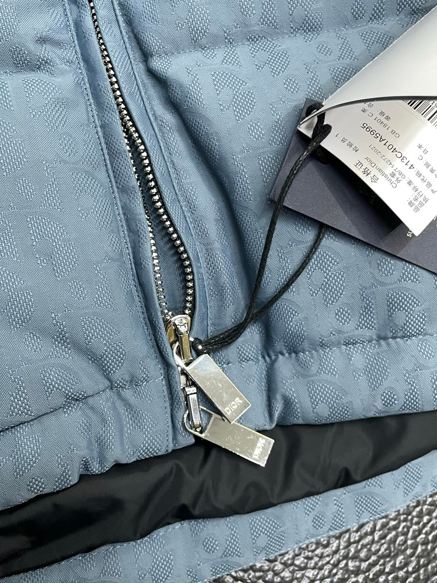 CD CD Oblique Puffer Jacket 46 Blue - Jacket - Image 8