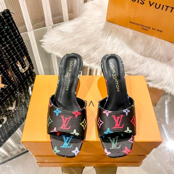 LV Monogram Multicolore Mules - Heels