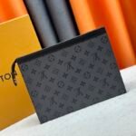 LV Toiletry Pouch 26 Monogram Eclipse – Bag – Tan