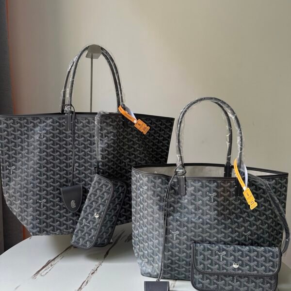 GYD Saint Louis PM Black GYDine Canvas - Bag