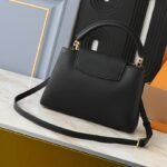 LV Capucines MM Black Leather – Bag