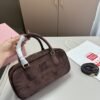 MIU Bowling Bag Brown Suede - Bag · Ref. BA26230