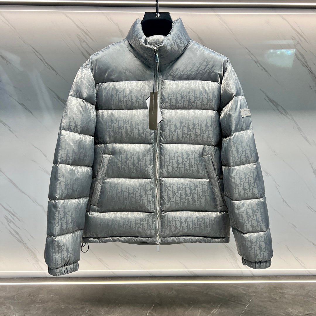 CD CD Oblique Down Jacket Grey Oblique - Jacket