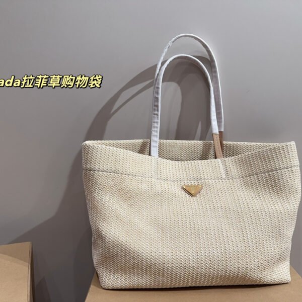 PR Raffia Tote - Bag