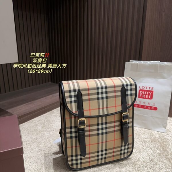 BBR Vintage Check Backpack - Backpack