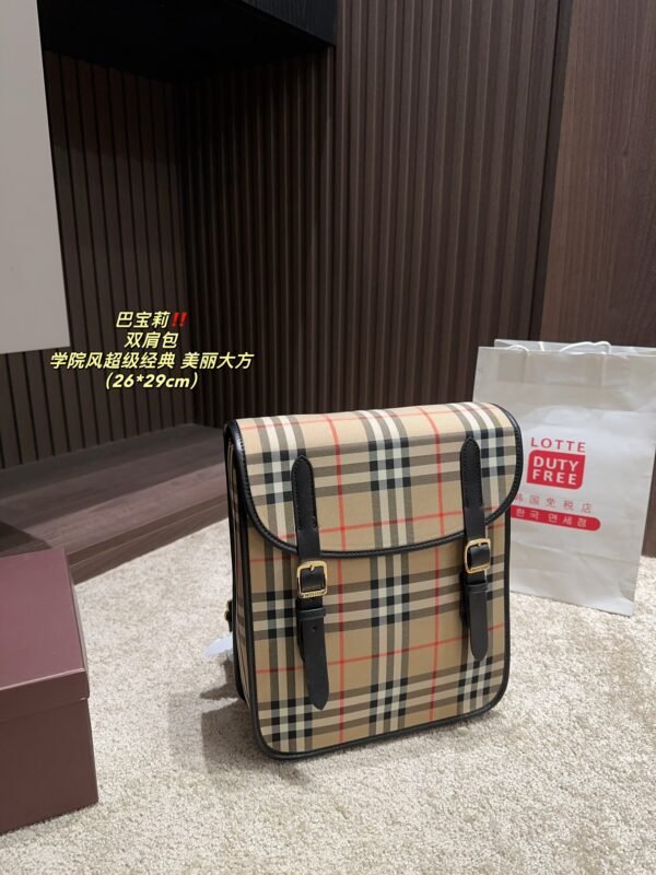 BBR Vintage Check Backpack – Backpack