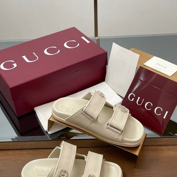 GG Double G Slide Sandals - Slides
