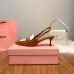 MIU Slingback Pumps – Scarpe con tacco – Nero
