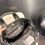 BBR Monogram Print Tote Green/Gray Canvas – Bag