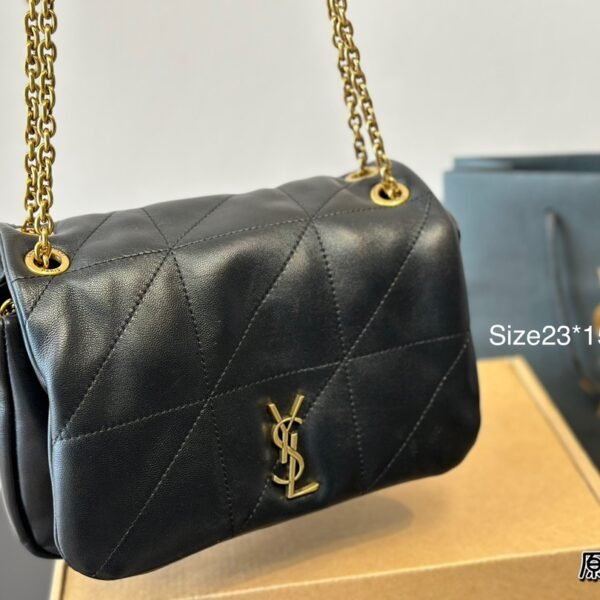 YSL Loulou Small Black Leather - Bag