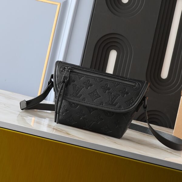 LV New Wave Multi Pochette Black Monogram Empreinte Leather - Bag