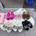 MIU Furry Slippers – Slide