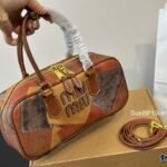 MIU Patchwork Bowling Bag – Borsa